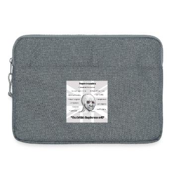 PROBRITAIN2 - Sacoche pour ordinateur portable 15 pouces - gris chiné - Devant