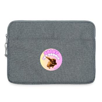 Hi mice#loulou - Laptop bag 15" - heather grey - Front