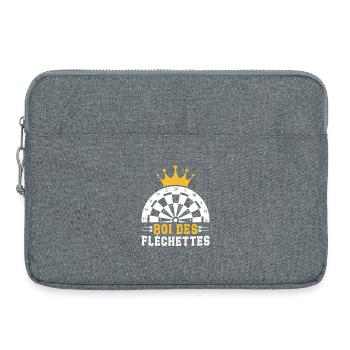 Roi Des Fléchettes - Sacoche pour ordinateur portable 15 pouces - gris chiné - Devant
