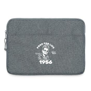 70. Birthday Pogo for life since 06/1956 - Laptop bag 15" - heather grey - Front