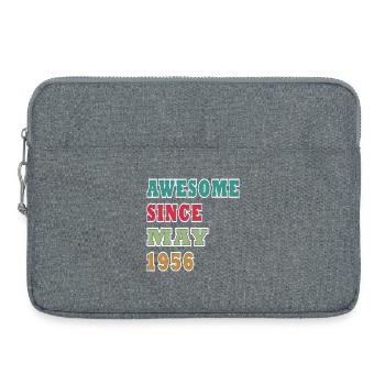 Birthday present May 1956 - Laptop bag 15" - heather grey - Front
