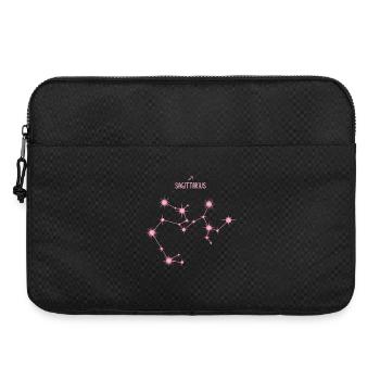 Sagittarius Zodiac Sign Star Constellation Pink - Laptop bag 15" - black - Front