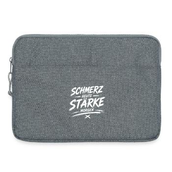 Pain Today Strength Tomorrow - Laptop bag 15" - heather grey - Front