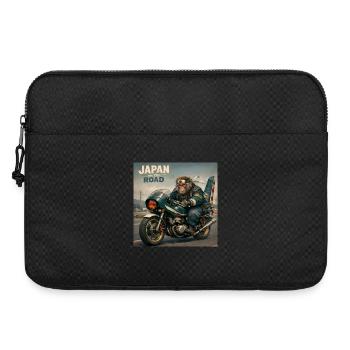 Japanischer Bosozoku-Affenbiker - Laptoptasche 15" - Schwarz - Vorne