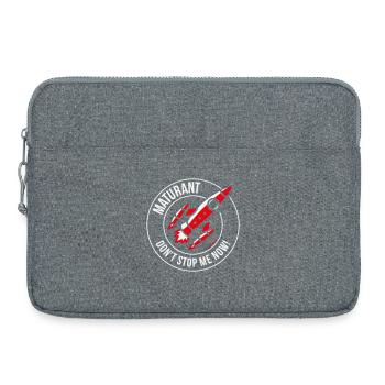 Maturant – Don’t Stop Me Now! (Matura / NEG 2C) - Laptoptasche 15" - Grau meliert - Vorne