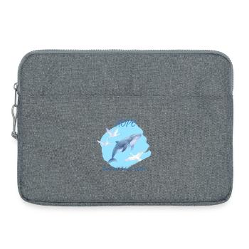 Andenken an den Buckelwal Hope/ Timmy #2 - Laptoptasche 15" - Grau meliert - Vorne