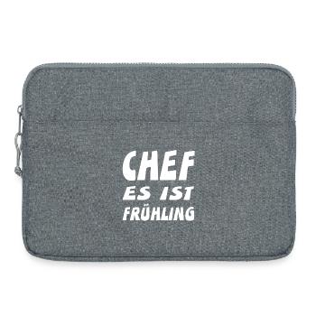 Chef - Laptoptasche 15" - Grau meliert - Vorne