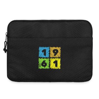 65. Geburtstag Farbige Patches since 06/1961 - Laptop bag 15" - black - Front