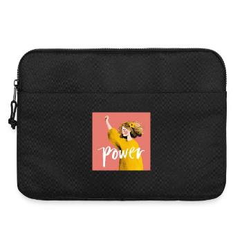 Power Woman Illustration - Laptoptasche 15" - Schwarz - Vorne