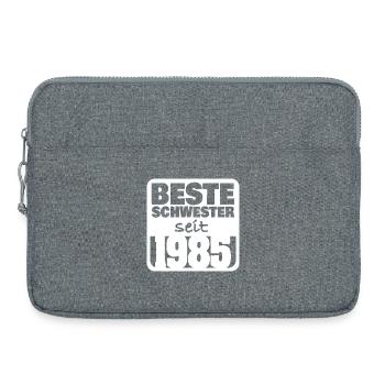 Schwester 1985 - Laptoptasche 15" - Grau meliert - Vorne