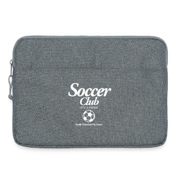 Soccer CLub - Laptoptasche 15" - Grau meliert - Vorne