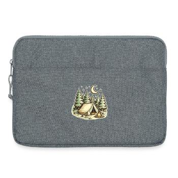 Camping - Laptoptasche 15" - Grau meliert - Vorne