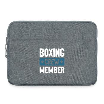 Boxing Crew - Laptop bag 15" - heather grey - Front