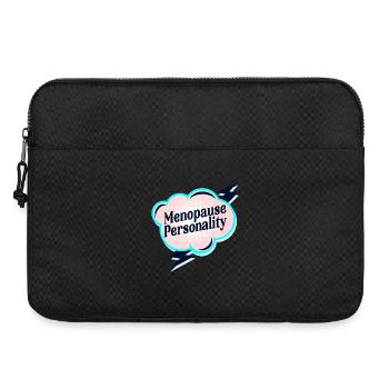 Personnalité ménopause - Sacoche pour ordinateur portable 15 pouces - noir - Devant