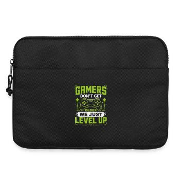 Gamer Spruch Level Up Neon - Laptoptasche 15" - Schwarz - Vorne