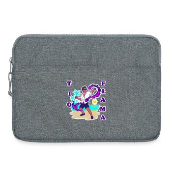 Saulo Héros du pompier brésilien Plage de luxe Sunset Beach - Sacoche pour ordinateur portable 15 pouces - gris chiné - Devant