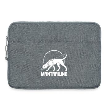 Foxhound Mantrailing Hundesport Hund Wilsigns - Laptoptasche 15" - Grau meliert - Vorne