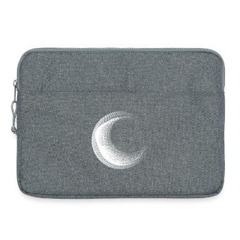 circles dots design - Laptop bag 15" - heather grey - Front