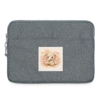 Garnelefant - Laptoptasche 15" - Grau meliert - Vorne