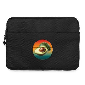 Fruit de l’avocat - Sacoche pour ordinateur portable 15 pouces - noir - Devant