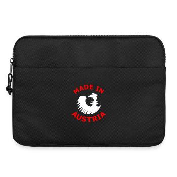 Silhouette du logo Eagle fabriqué en Autriche - Sacoche pour ordinateur portable 15 pouces - noir - Devant