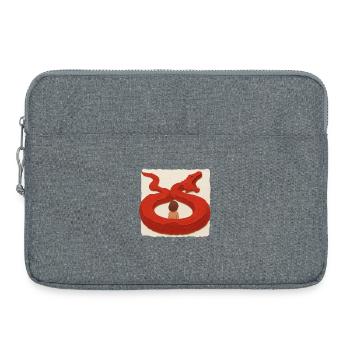 Dragon Embrace - Laptop bag 15" - heather grey - Front