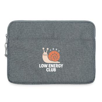 Slow Snail Club - Laptop bag 15" - heather grey - Front