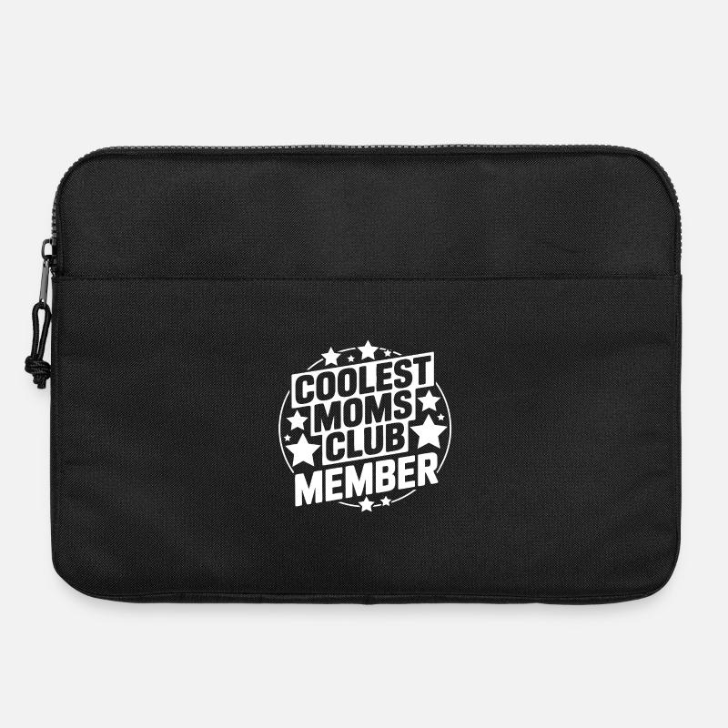 Membre du club Mama le plus cool - Sacoche pour ordinateur portable 15 pouces - noir