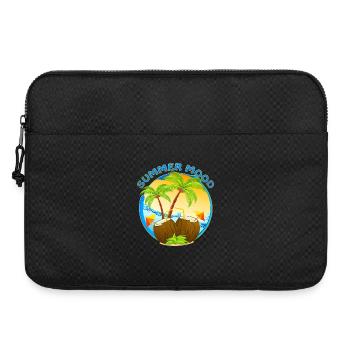 Tropical Cocktail Drink Summer Mood - Sacoche pour ordinateur portable 15 pouces - noir - Devant