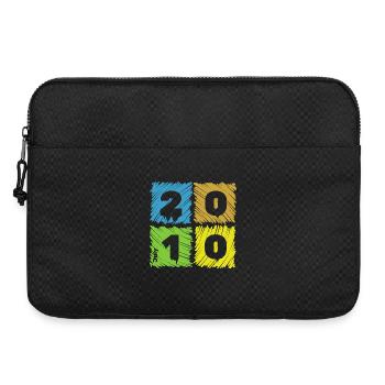 16. Geburtstag Farbige Patches since 07/2010 - Laptop bag 15" - black - Front