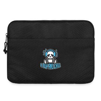 K-Pop And Chill Panda Bubble Tea Kawaii - Laptoptasche 15" - Schwarz - Vorne