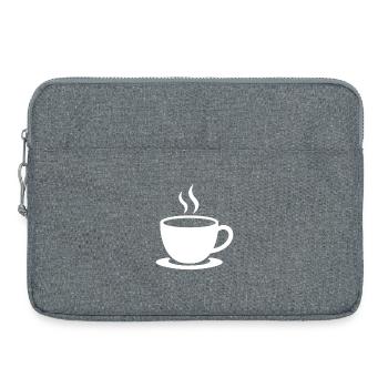 Kaffee - Laptoptasche 15" - Grau meliert - Vorne