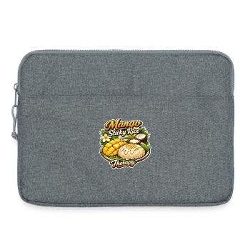 Mango Sticky Rice Therapy Thai Food Design - Laptop bag 15" - heather grey - Front