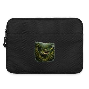 Pike Ambush Predator Fishing Design - Laptop bag 15" - black - Front