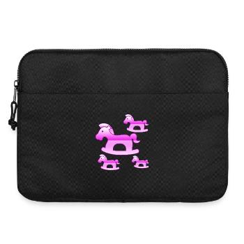 Chevaux - Sacoche pour ordinateur portable 15 pouces - noir - Devant