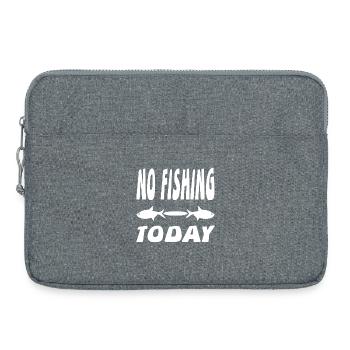 Pêche - Sacoche pour ordinateur portable 15 pouces - gris chiné - Devant