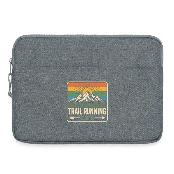 Trailrunning-Leben - Laptoptasche 15" - Grau meliert - Vorne