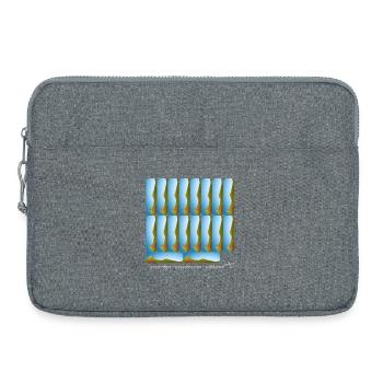 DIY Schulaufkleber Set - Erdmännchen - 18 - Laptoptasche 15" - Grau meliert - Vorne