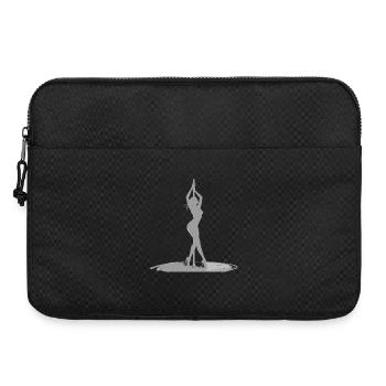Pole Dance Silhouette Frau in High Heels Design - Laptoptasche 15" - Schwarz - Vorne