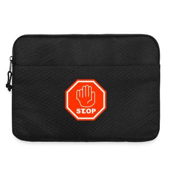 Arrêtez la bouillie - Sacoche pour ordinateur portable 15 pouces - noir - Devant