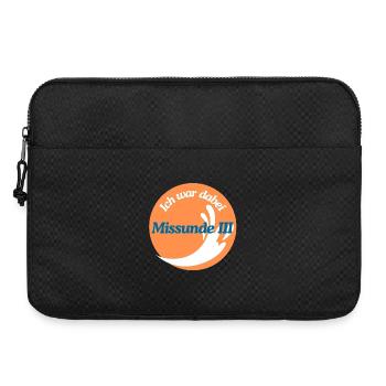 Missunde III – Ich war dabei, orange - Laptoptasche 15" - Schwarz - Vorne
