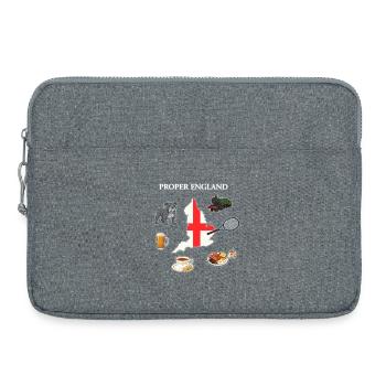 ENGLISH AURA - Laptop bag 15" - heather grey - Front