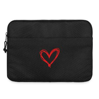 Herz - Laptoptasche 15" - Schwarz - Vorne