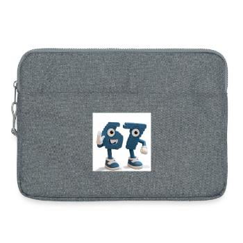 sixseven - Sacoche pour ordinateur portable 15 pouces - gris chiné - Devant