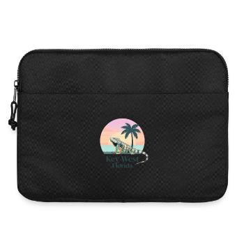 Key West Iguana Sunset - Laptop bag 15" - black - Front