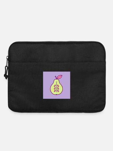 retro pear - Laptop bag 15" - black
