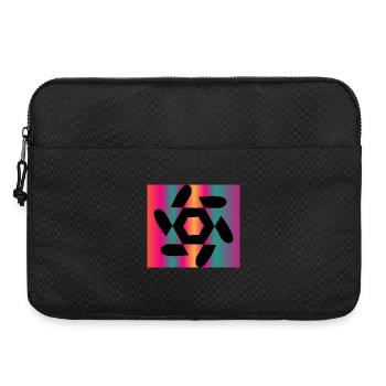 DESIGN. ART. GEEK. VINTAGE. GRAPHIQUE. MANGA. ASIE - Sacoche pour ordinateur portable 15 pouces - noir - Devant