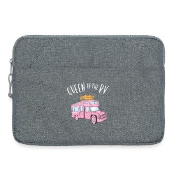Queen of the RV - Queen of the Camper - Laptop bag 15" - heather grey - Front