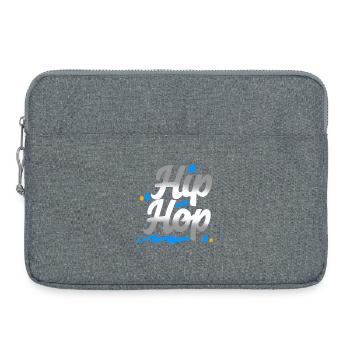 hip hop - Laptop bag 15" - heather grey - Front