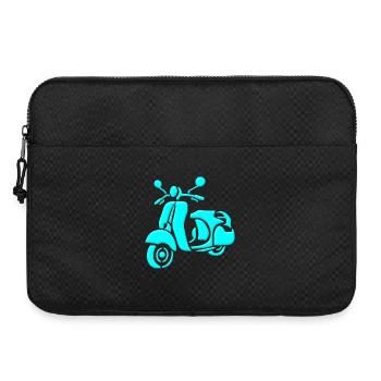Retro Roller - Laptoptasche 15" - Schwarz - Vorne